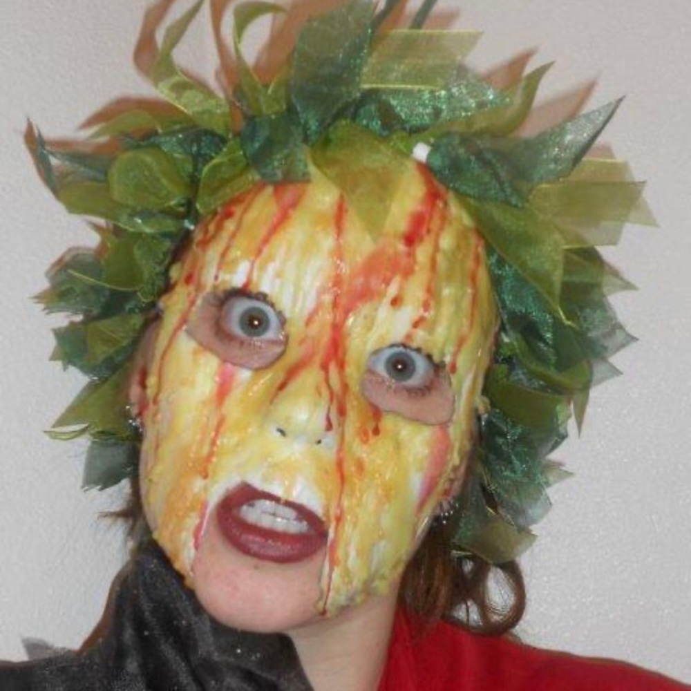 Candle wax mask